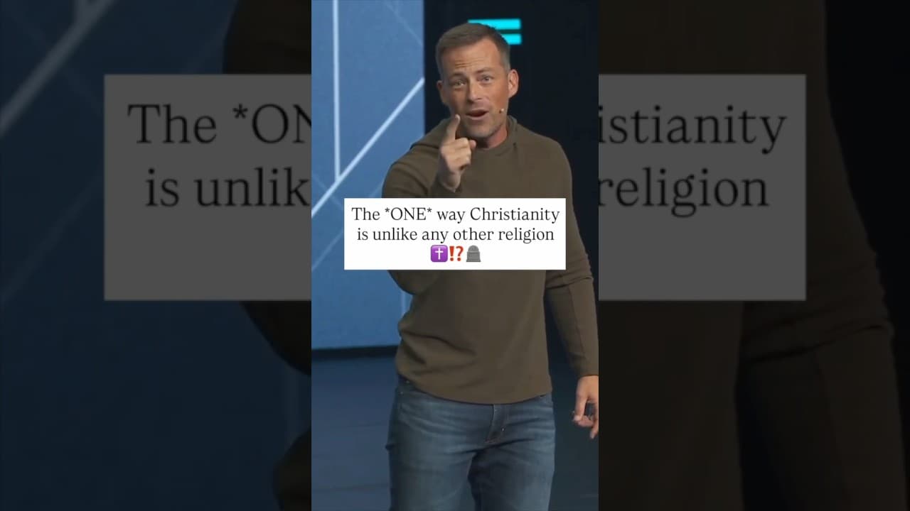 The one way Christianity is unlike *ANY* other religion