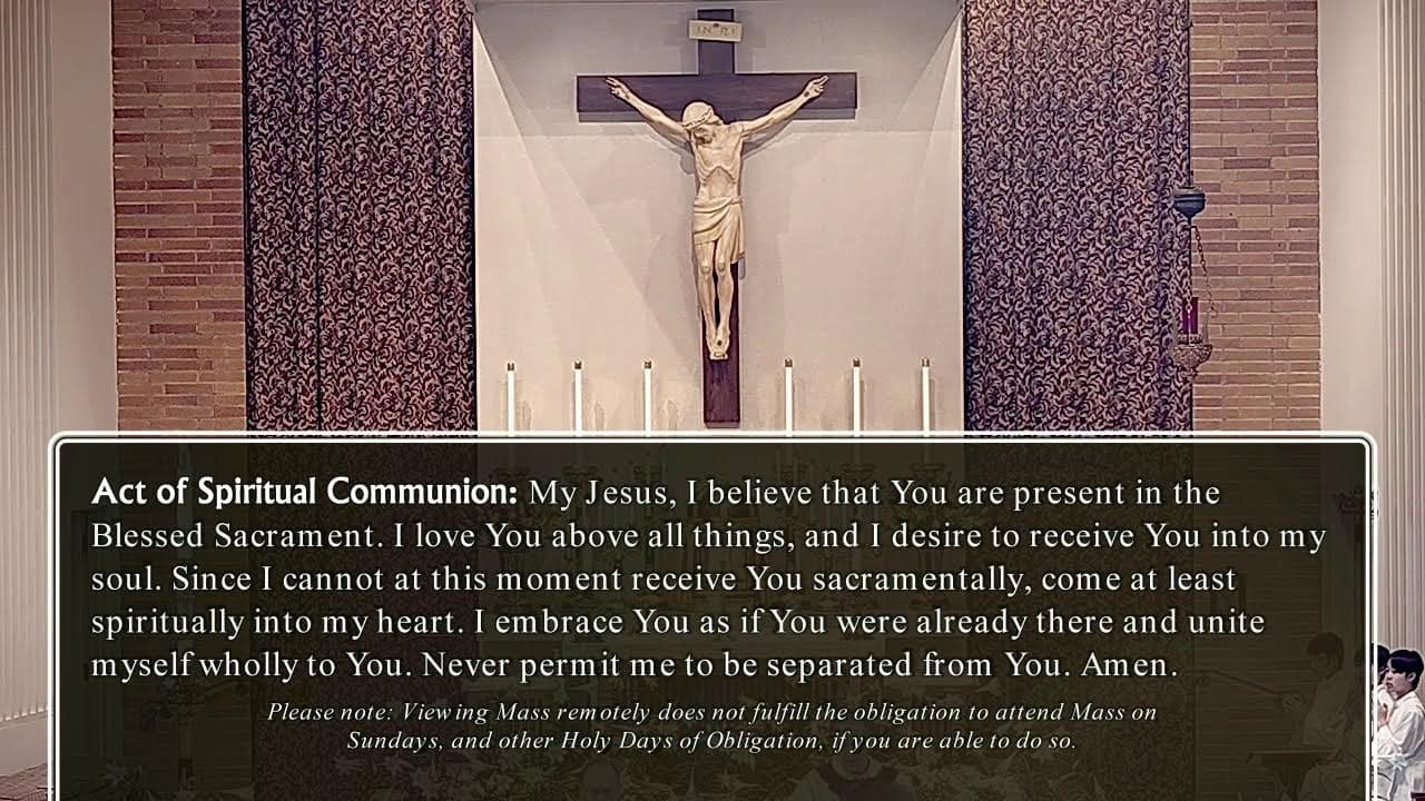 Saturday Mass: Saturday of the Second Week of Easter