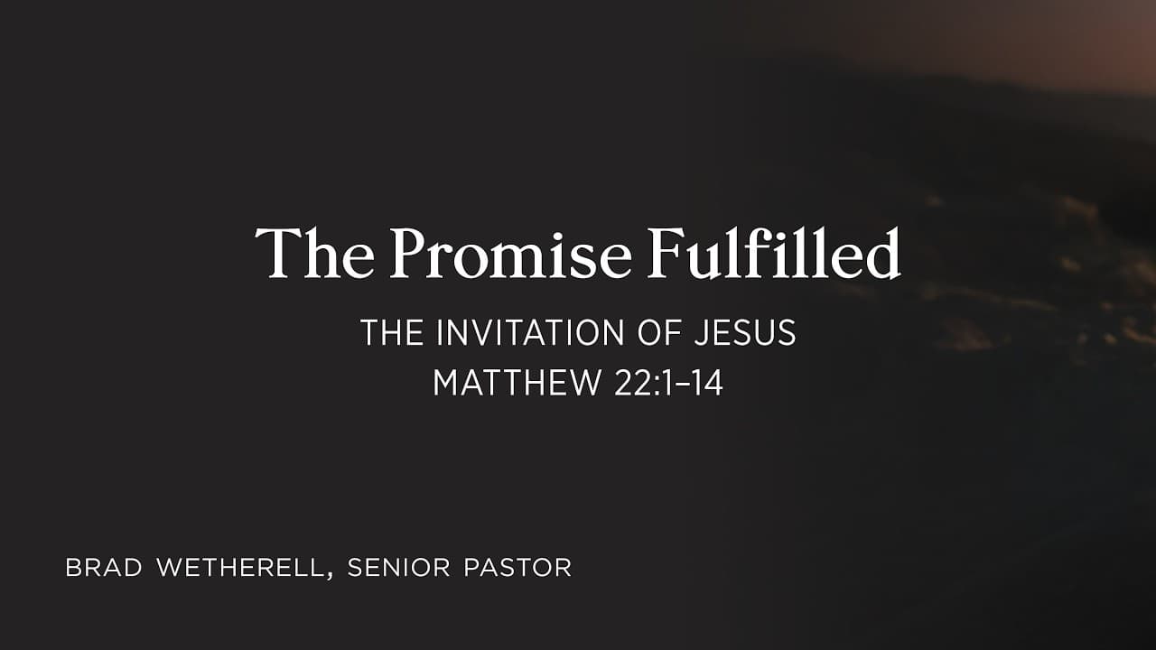 Contemporary | Brad Wetherell | The Invitation of Jesus