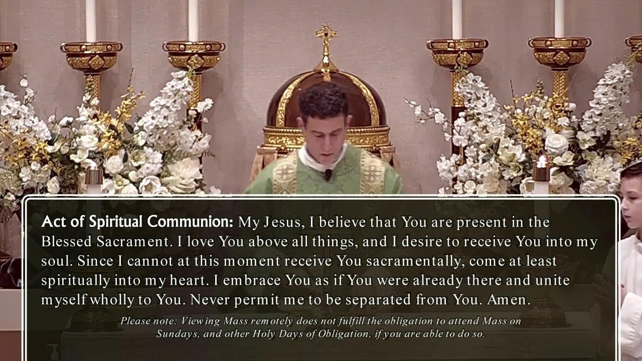 Wednesday Mass: Wednesday of the Fourth Week in Ordinary Time