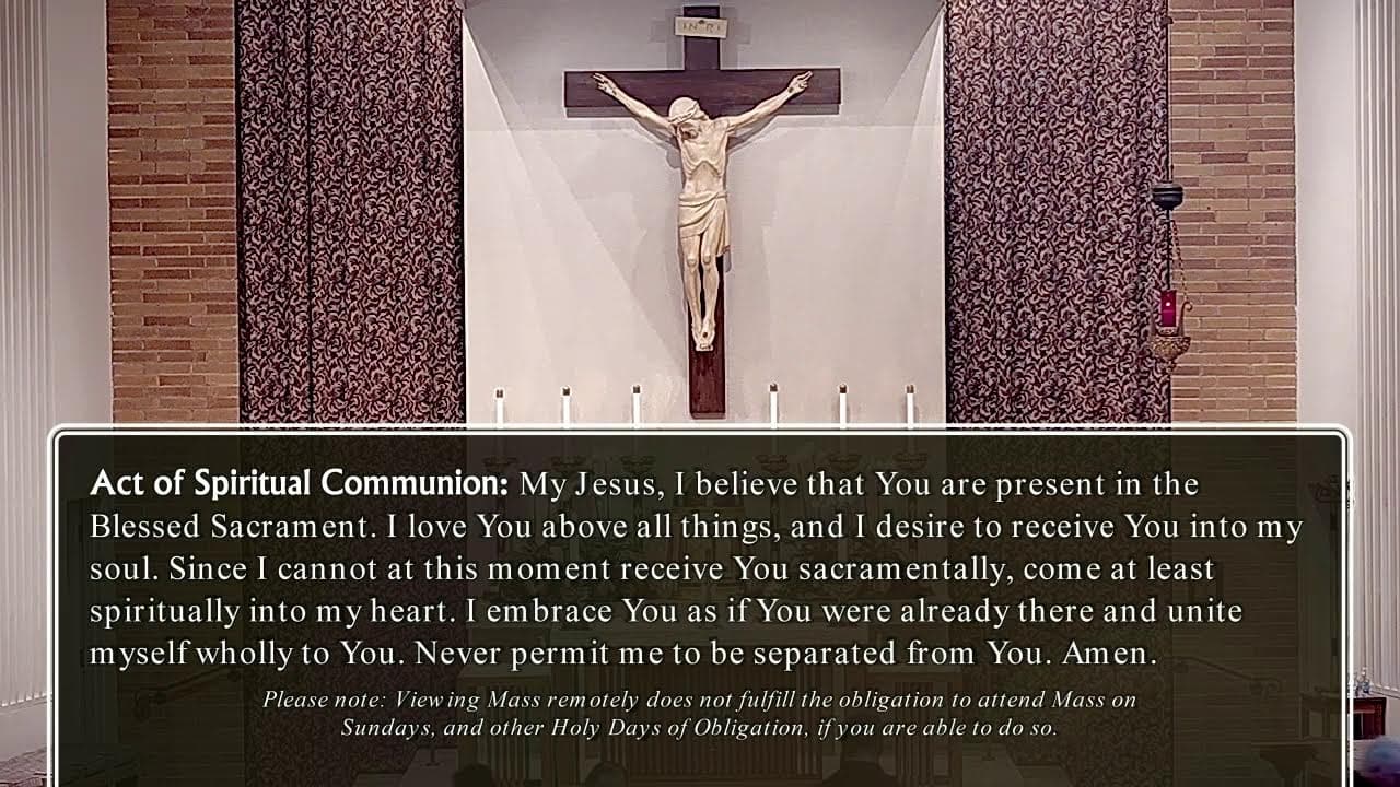 Saturday Mass: Memorial of the Passion of Saint John the Babtist