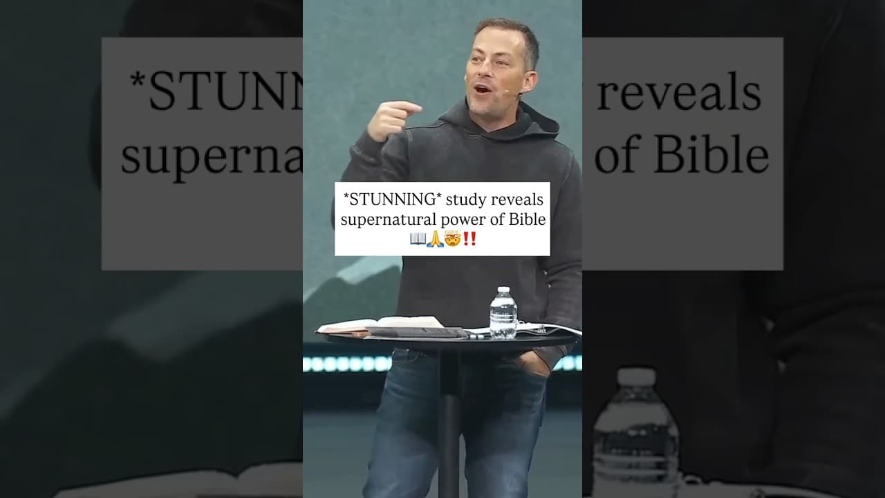 *STUNNING* study reveals the supernatural POWER of Bible