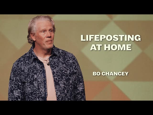 Lifeposting at Home | Bo Chancey