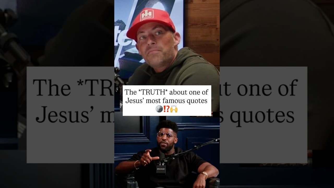 The *TRUTH* behind one of Jesus' most famous quotes