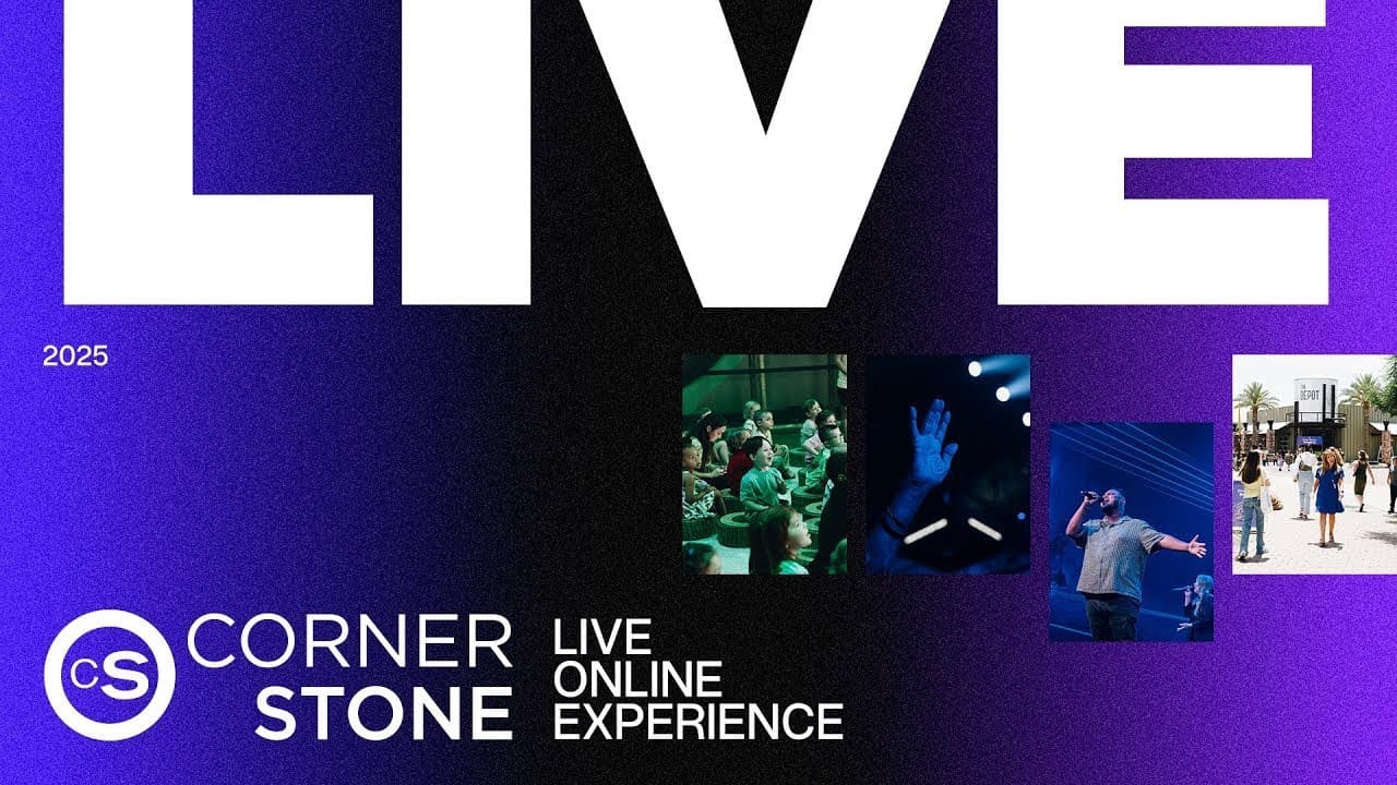 10:35 Cornerstone is Live!  Join Us Now for Church Online!