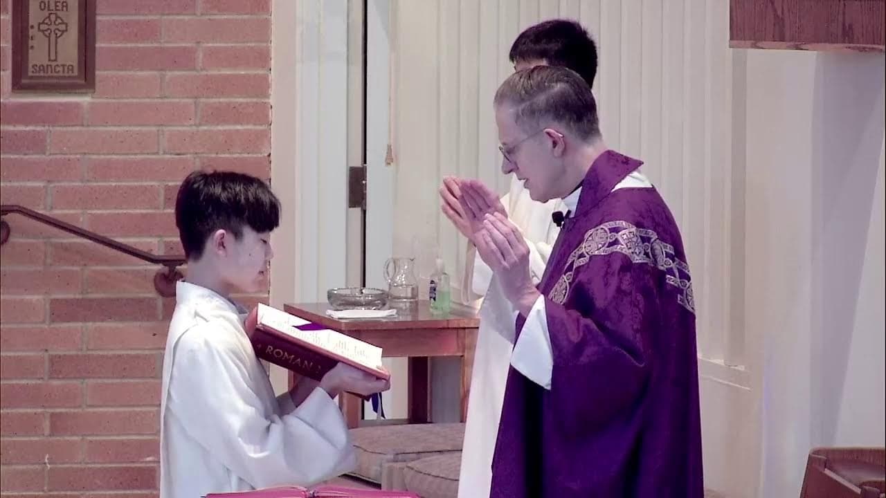 Saturday Mass: Saturday of the First Week of Lent