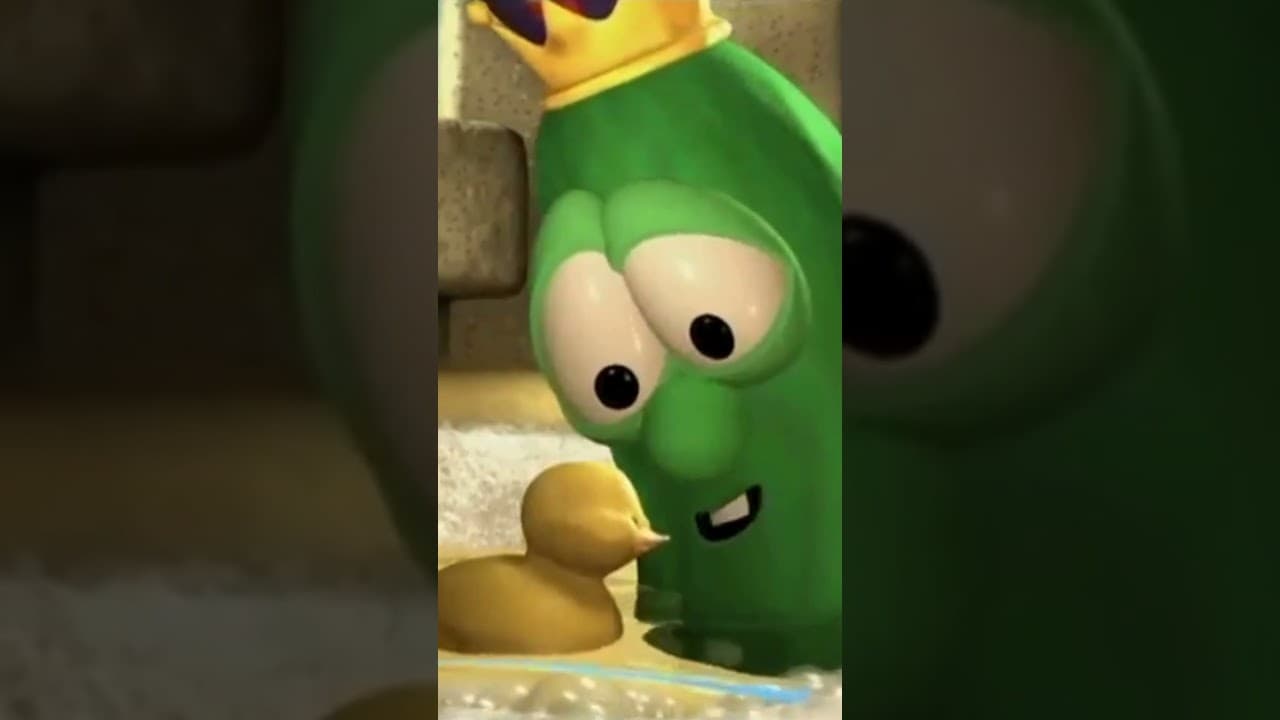 I LOVE MY DUCK! 🦆🛁 #shorts #veggietales