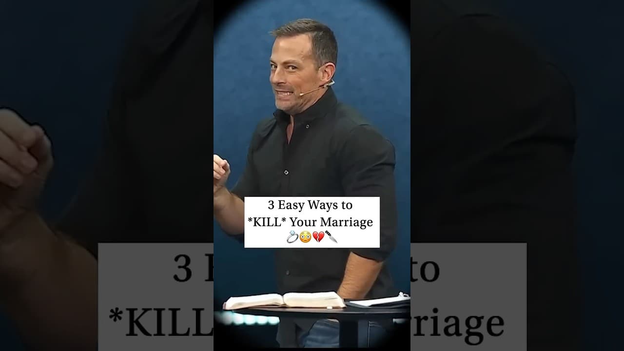 3 Easy Ways to *KILL* your marriage