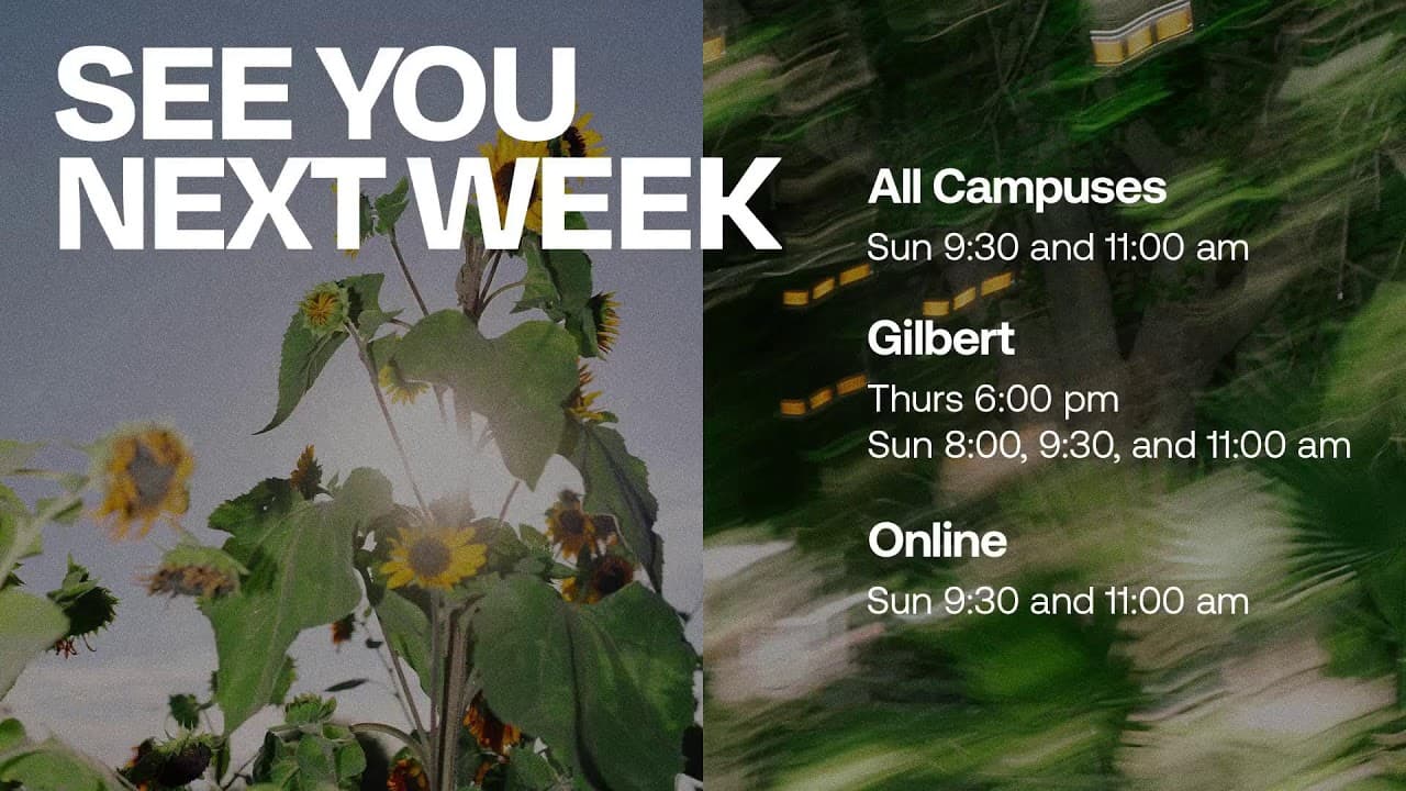 Live Now! Weekend Service at Central Christian Church AZ