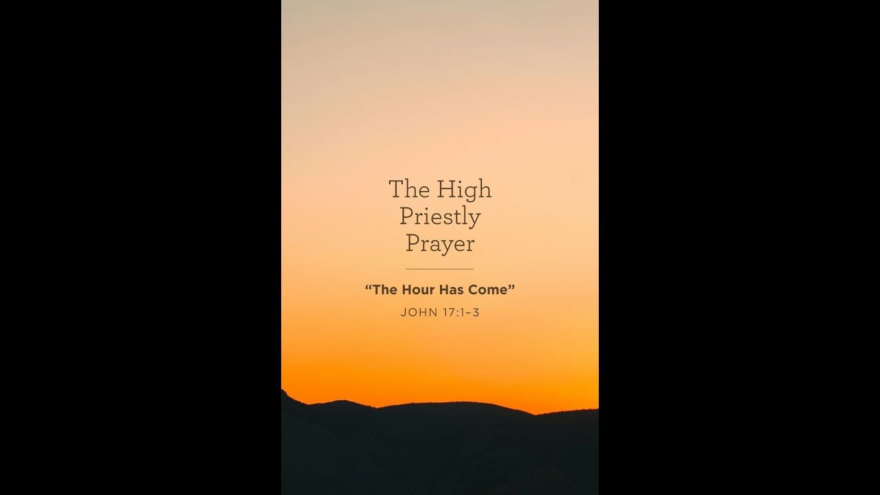 Sermon: "'The Hour Has Come'"