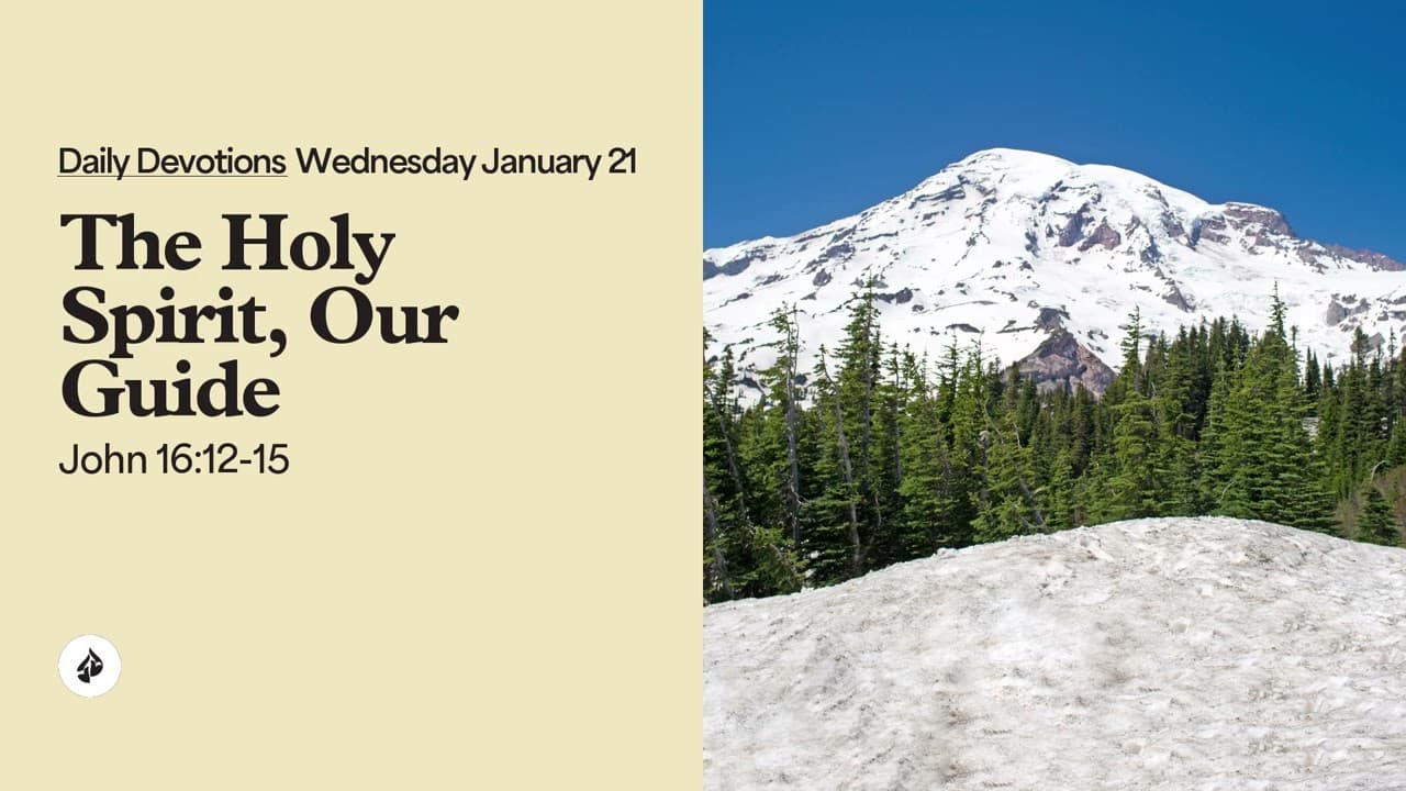 The Holy Spirit, Our Guide – Daily Devotional