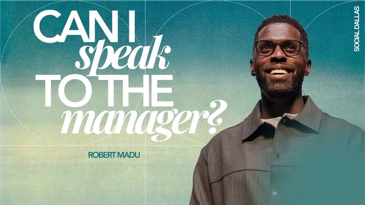 Can I Speak to the Manager I Robert Madu I Social Dallas