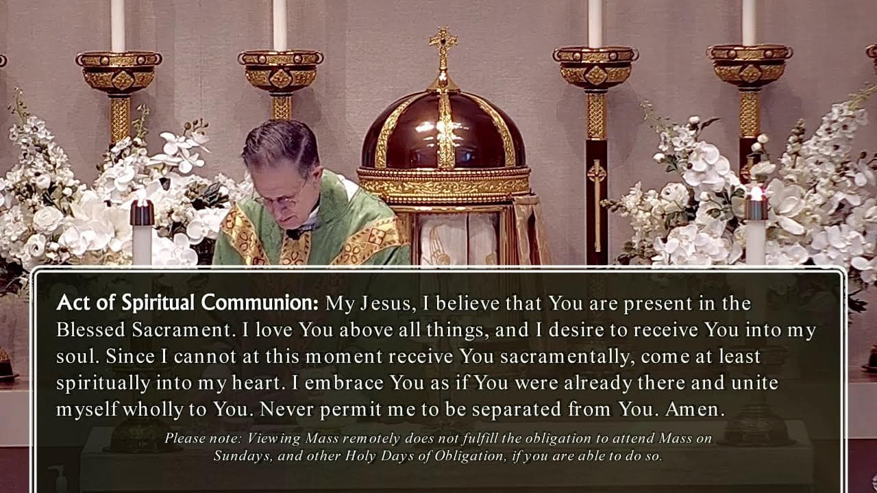 Thursday Mass: Thursday of the Thirteenth Week in Ordinary Time