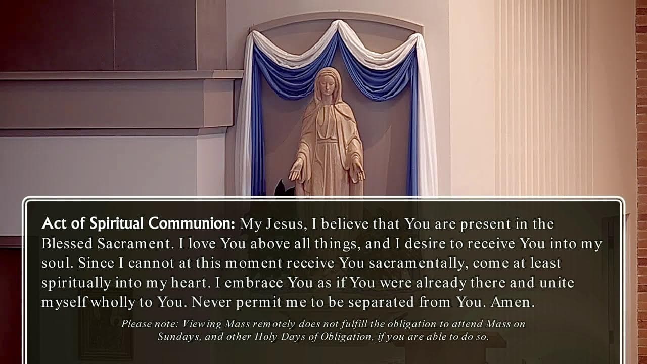 Monday Mass: Memorial of Saint John I
