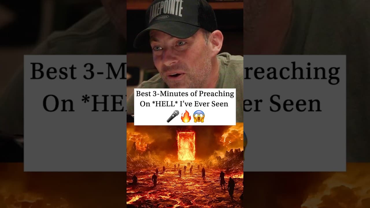 The best 3 minutes of preaching on *HELL* I've ever seen