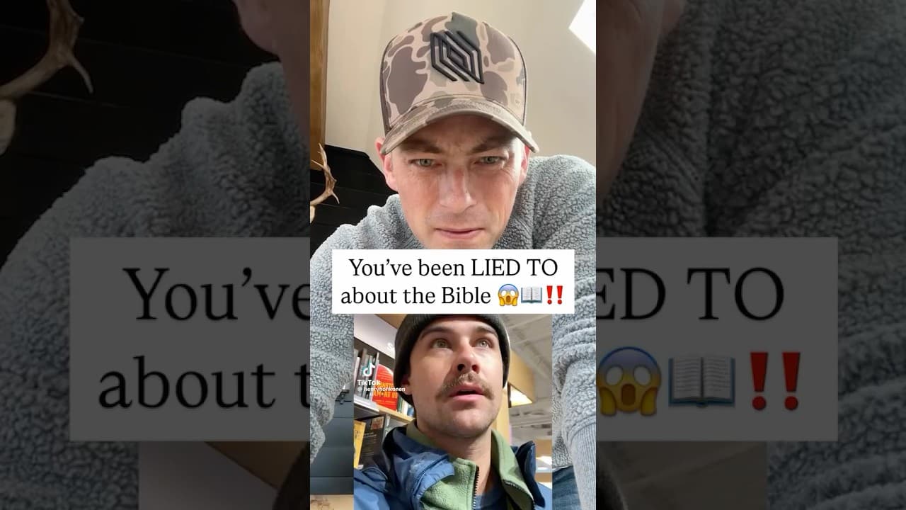 You've been LIED to about the Bible!!