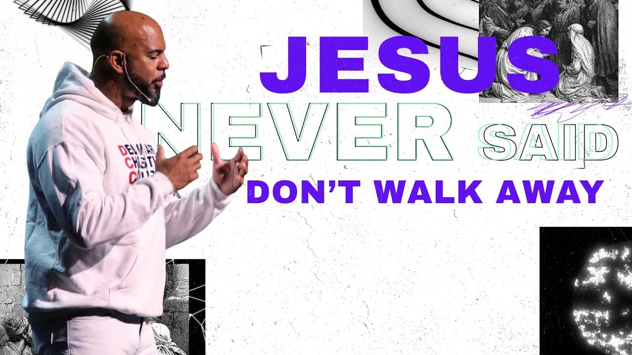 Jesus Never... | Said "Don't Walk Away" | Pastor Sam Rosa