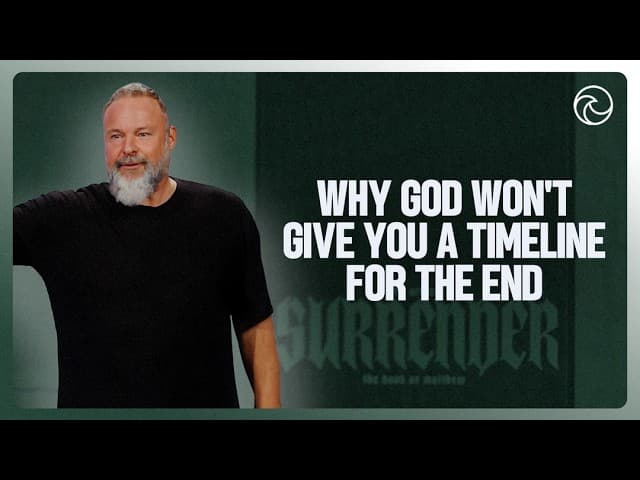 Why God Won’t Give You A Timeline For The End