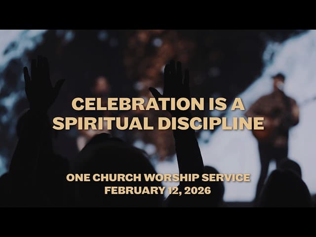 Celebration is a spiritual discipline | Bo Chancey
