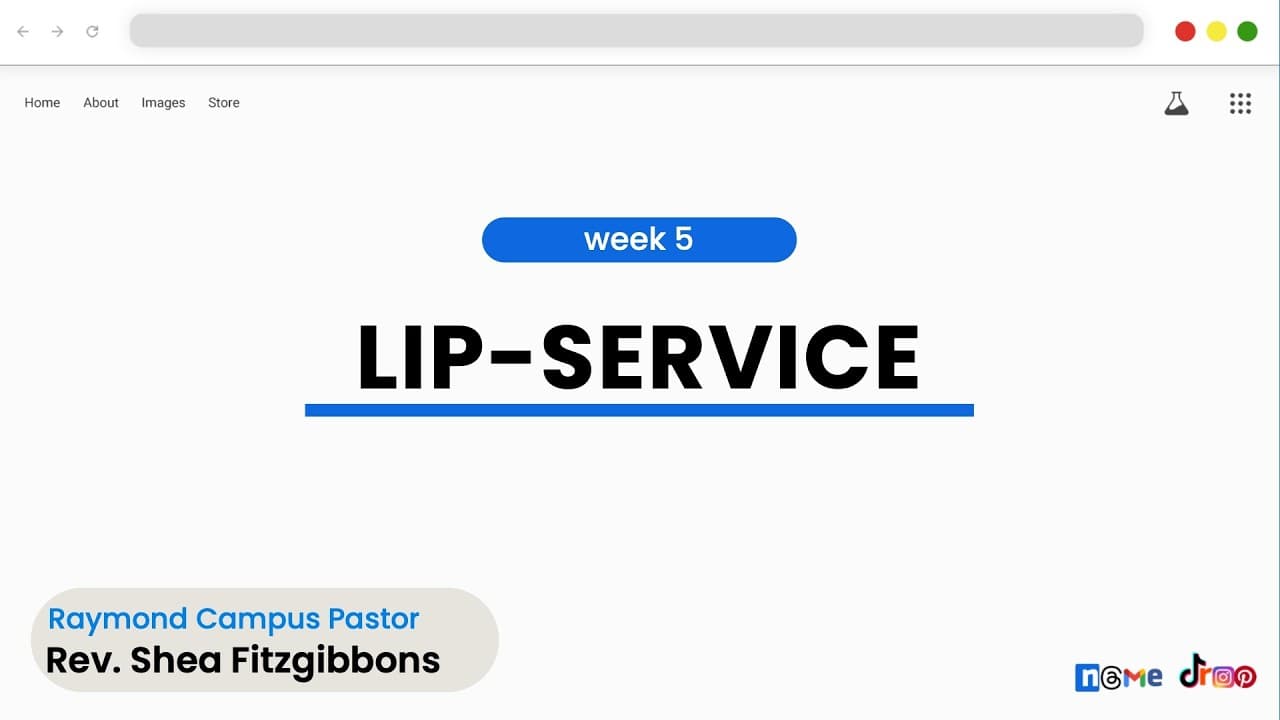 Lip Service - Matthew 15:1-9, 17-20