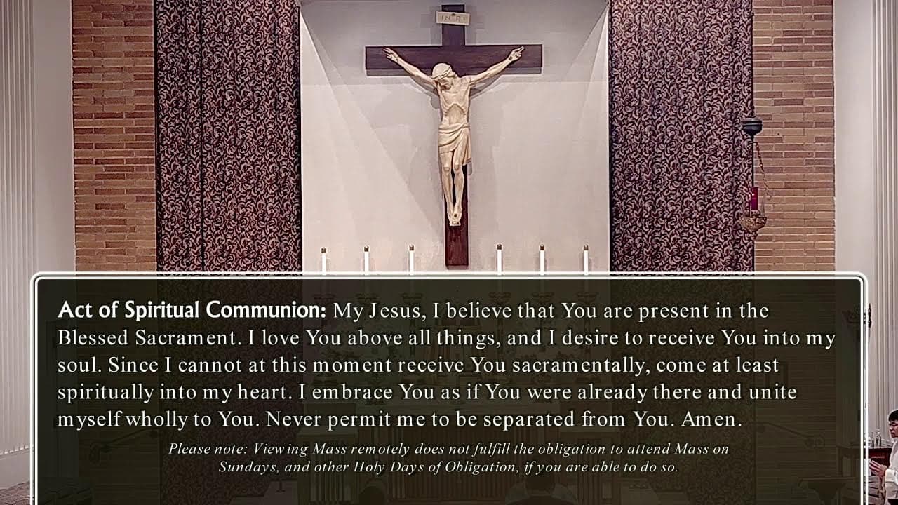 Saturday Mass: Saturday of the Eleventh Week in Ordinary Time