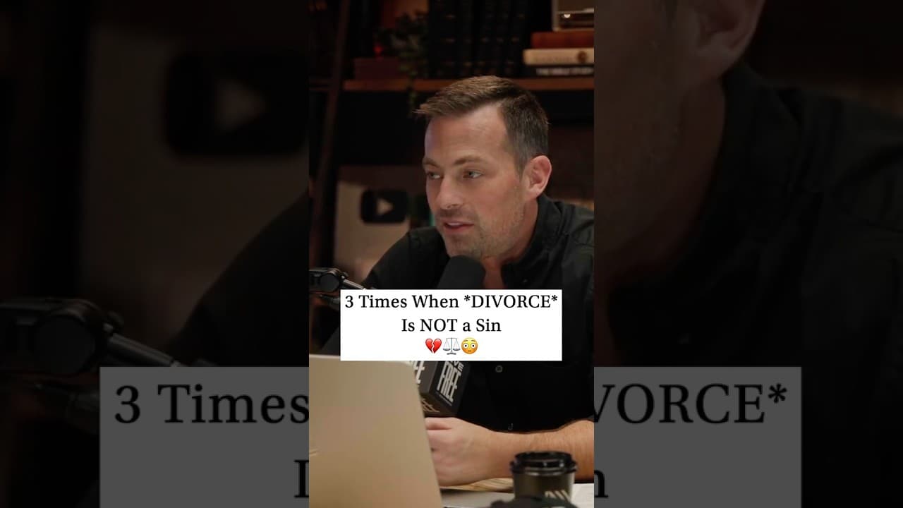 3 times when *DIVORCE* is NOT a sin