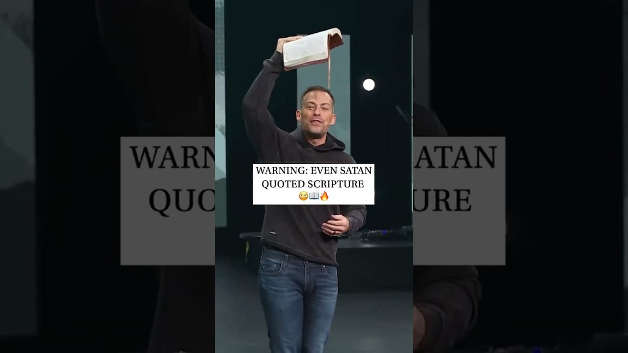 🚨 WARNING: Even SATAN quoted scripture!!