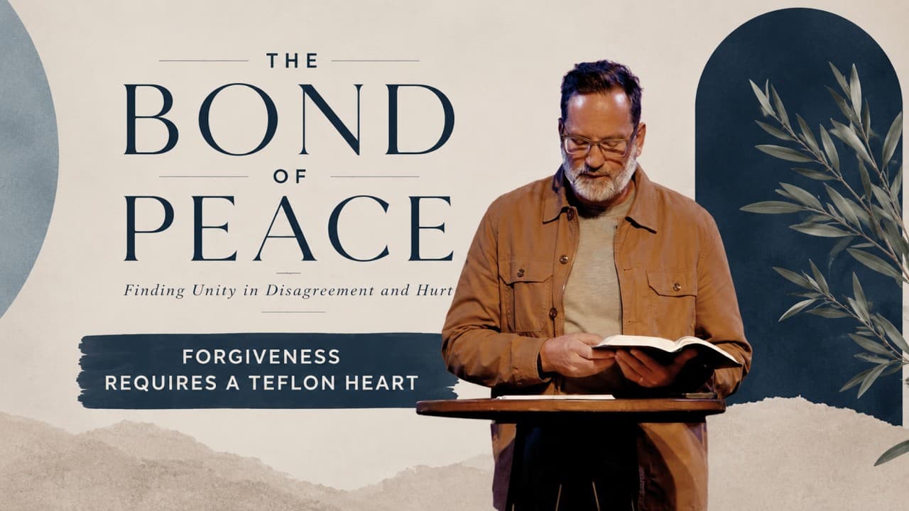 The Bond of Peace: Forgiveness Requires a Teflon Heart