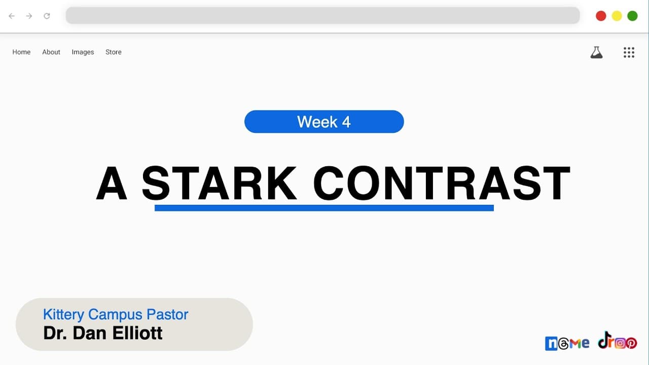 A Stark Contrast - Romans 2:17-24, Ezekiel 36:20-236