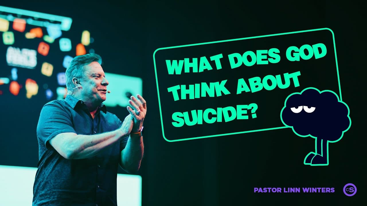 God’s Answer to Suicide: Forgiveness and Hope | Pastor Linn Winters | Cornerstone church
