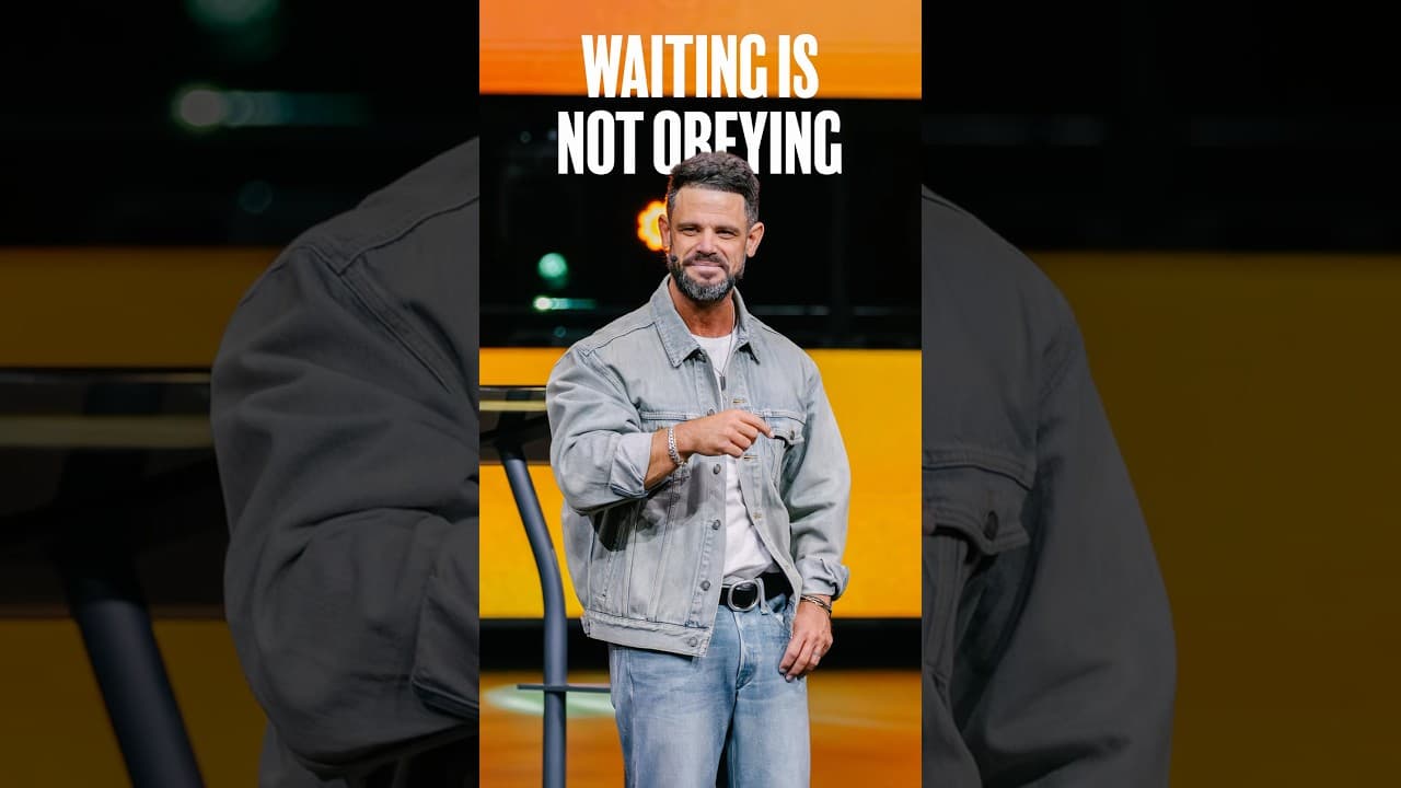 You cannot replace obeying with waiting.