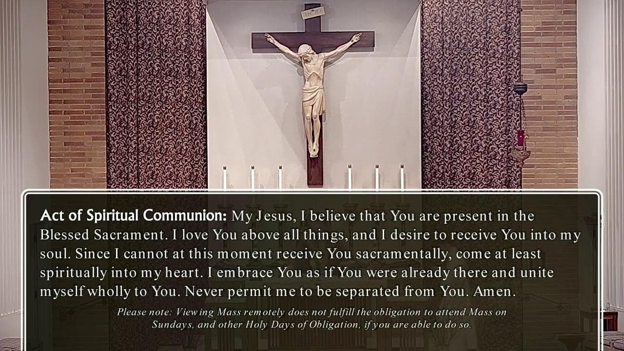 Saturday Mass: Saturday of the Third Week of Lent