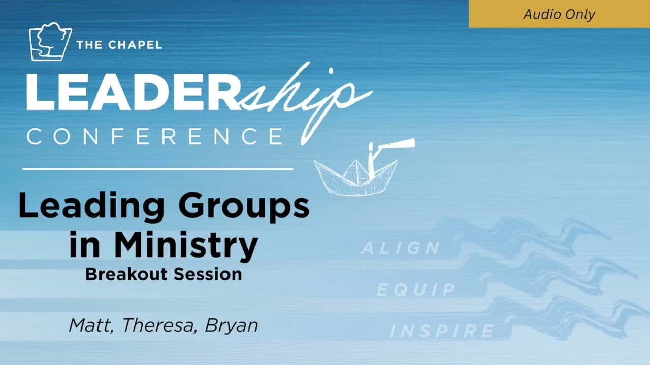 Leading Groups in ministry | Breakout Session | January 24, 2026