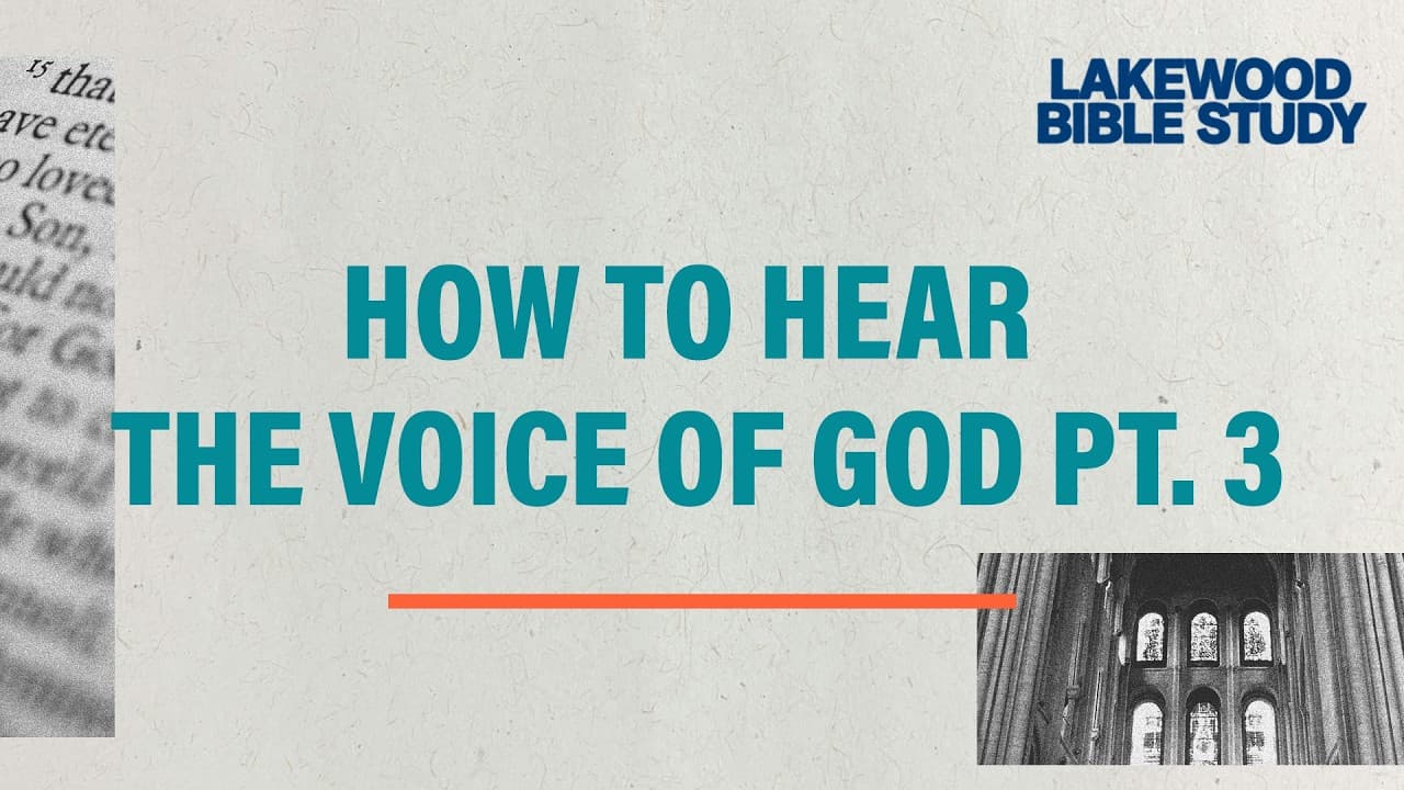 Lakewood Bible Study | Lisa Osteen Comes & Paul Osteen, M.D.