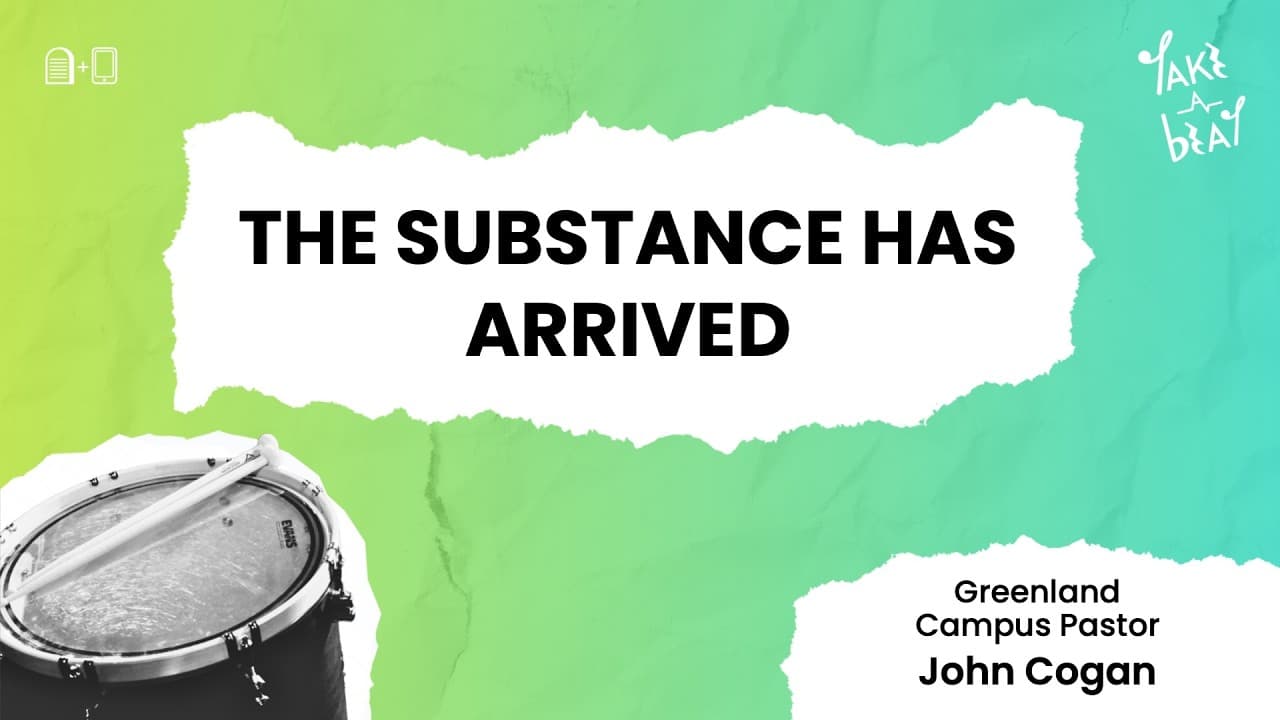 The Substance Has Arrived