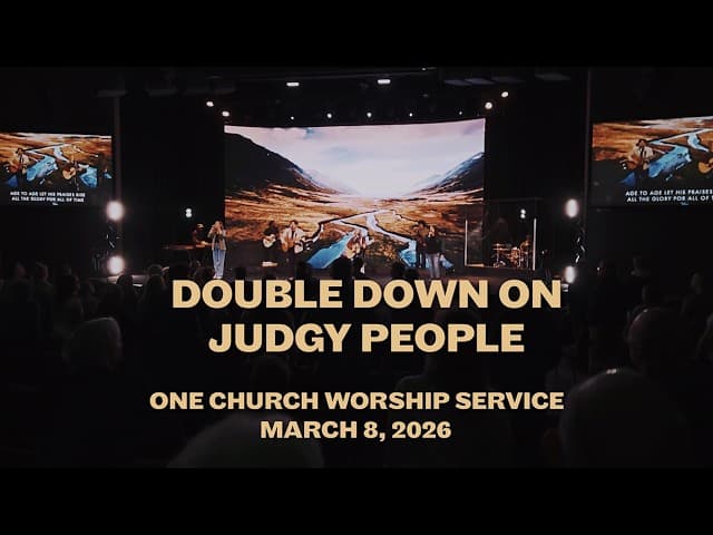 Double Down Judgy People | Luke Miller (Full Service)