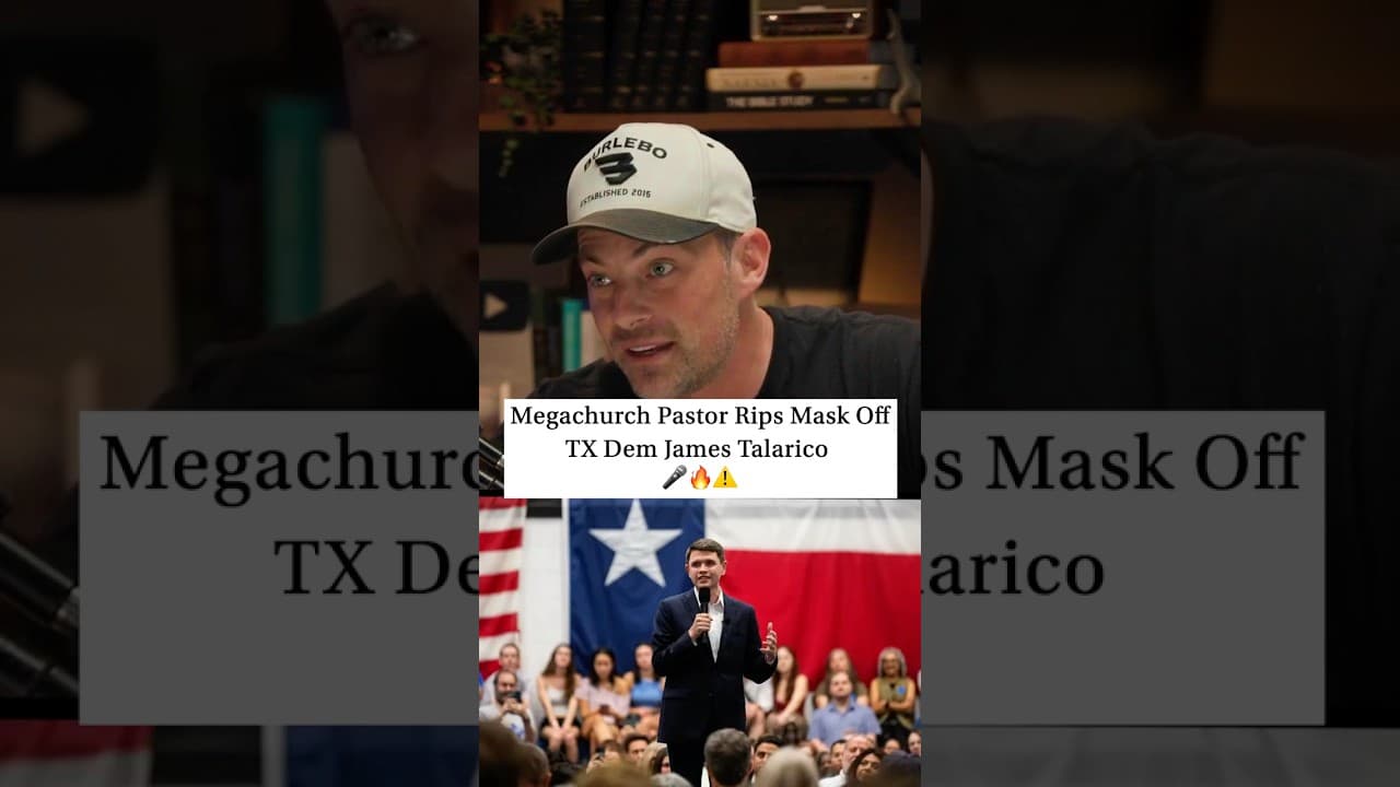 Megachurch Pastor rips the mask off Democrat James Talarico