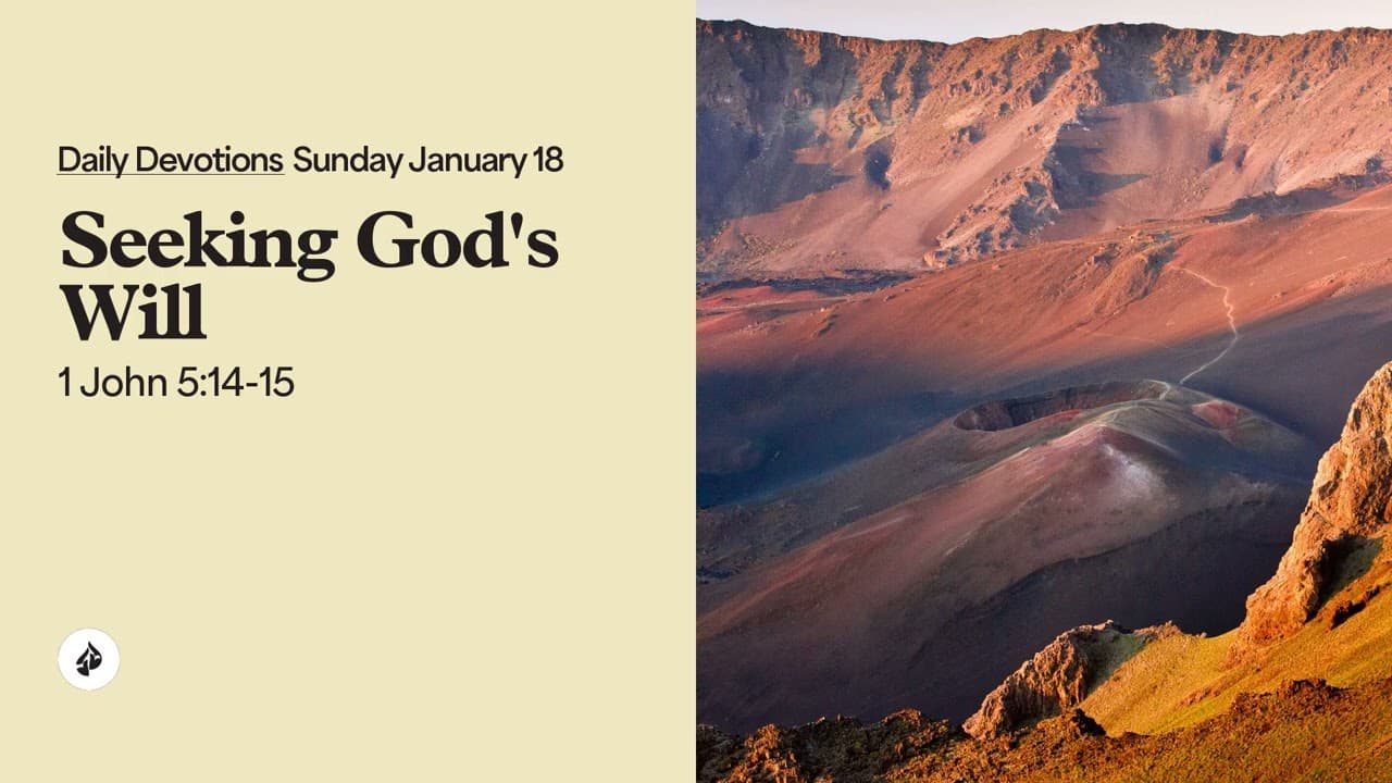 Seeking God’s Will – Daily Devotional