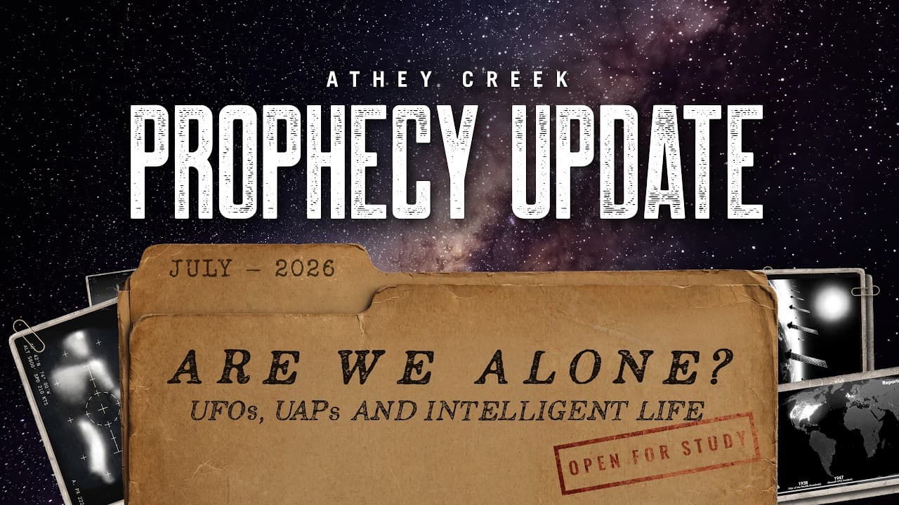 Prophecy Update | July 2026 | Are We Alone? UFOs, UAPs, and Intelligent Life - Brett Meador