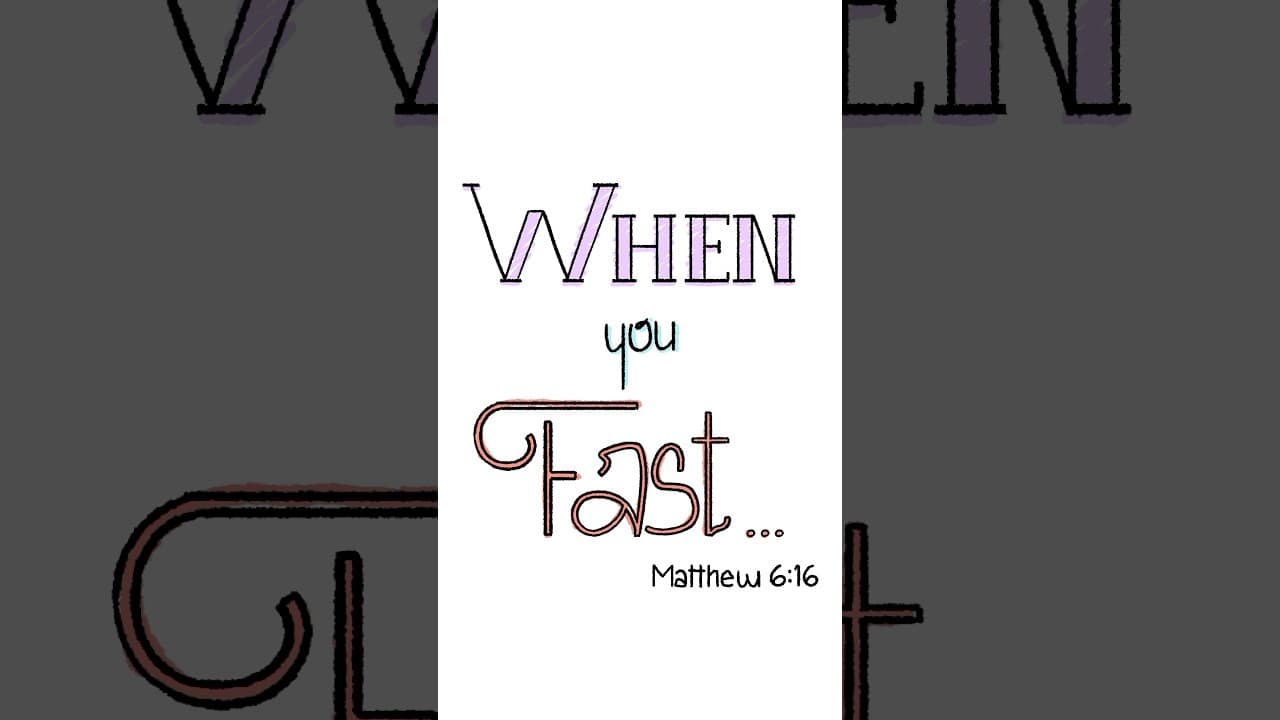 What Does the Bible Say About Fasting? #bibleproject #fasting #ashwednesday
