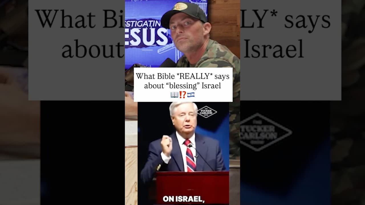 What the Bible *REALLY* says about "blessing" Israel