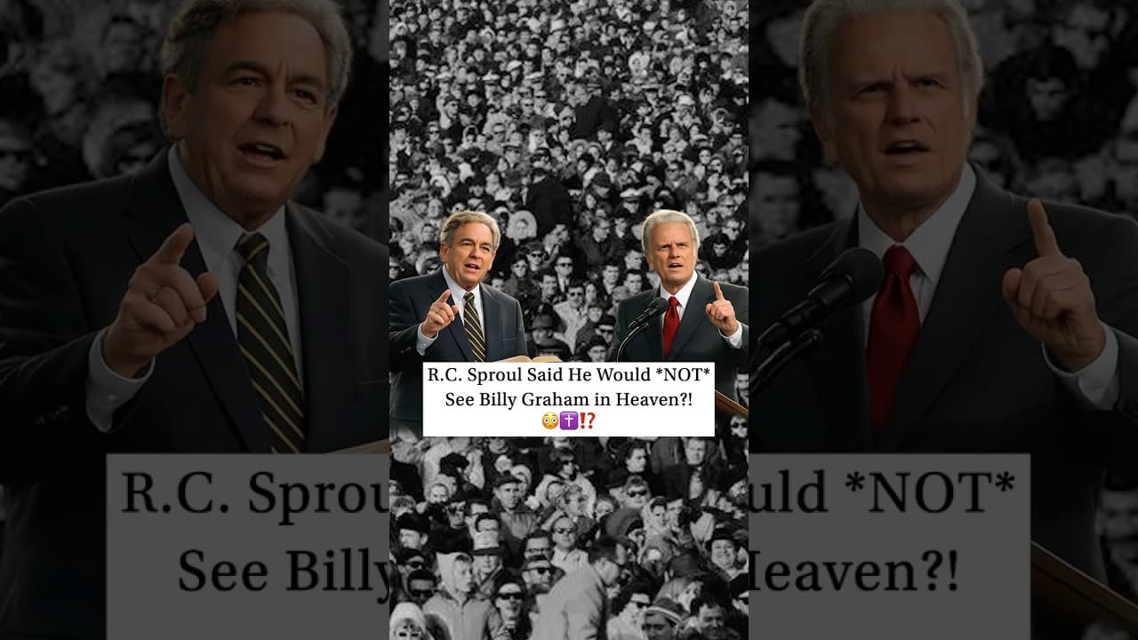 R.C. Sproul said he would *NOT* see Billy Graham in heaven?!