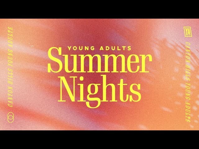 Young Adults- Serve One Another | 1 Peter 4:10-11