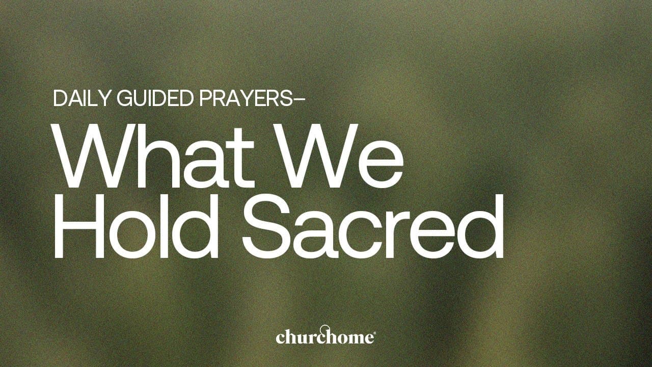 What We Hold Sacred