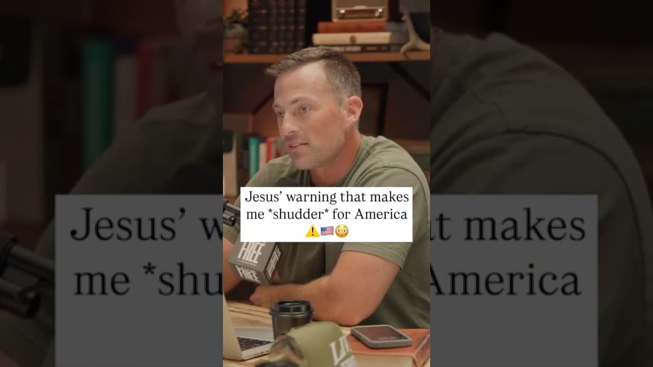 Jesus' warning that makes me *SHUDDER* for America