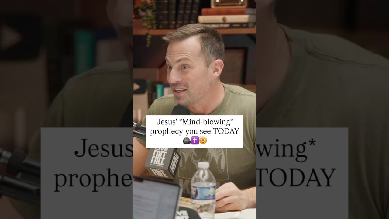 Jesus' *MIND-BLOWING* prophecy that you can see TODAY