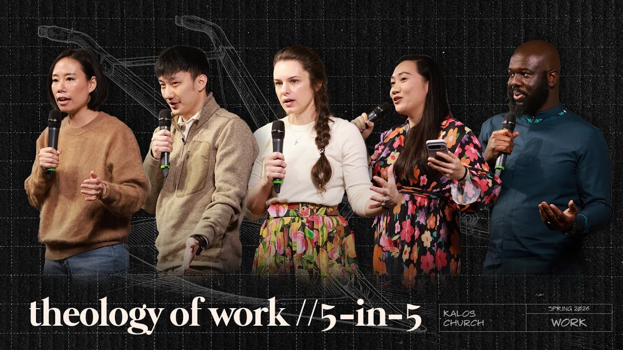 5-in-5 // Theology of Work: 3 // Guest Speakers