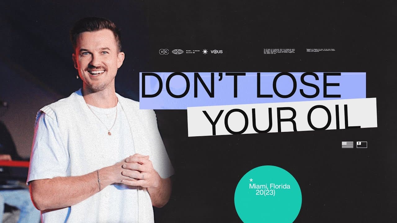 Don't Lose Your Oil — Rich Wilkerson Jr.