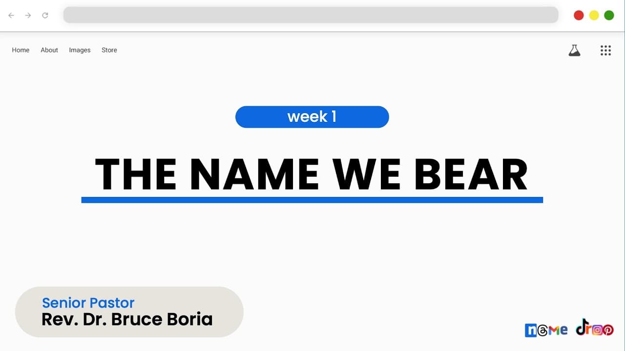 The Name We Bear - Exodus 20:7