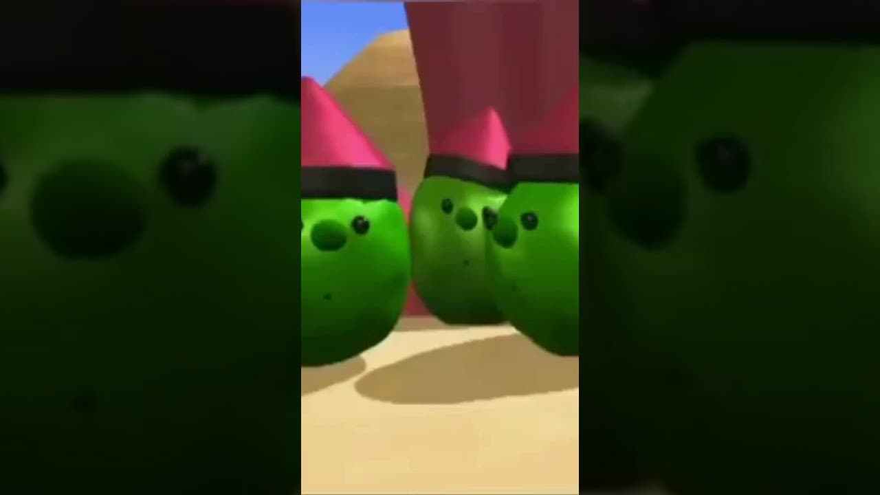 Dave vs the GIANT Pickle 🥒 #shorts #veggietales